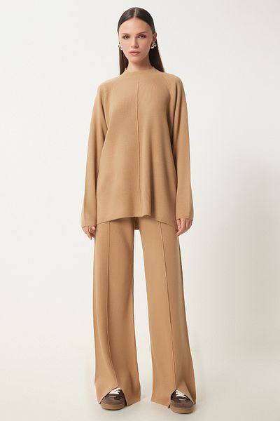 Lovelyİstanbul Biscuits Knitwear Sweater and Pants Set - Lmu0001
