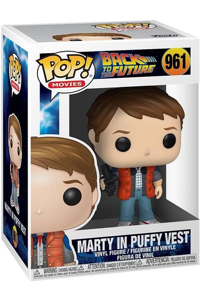 Funko 48705 Pop Figure - Movies: Back to the Future - Marty in Puffy Vest, Mix