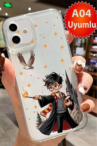 3GEN CASE Samsung Galaxy A04 Compatible Patterned Transparent Silicone Case