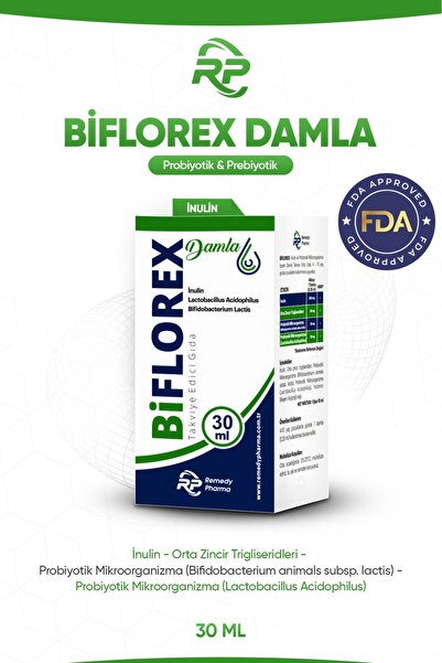 REMEDYPHARMA Biflorex Inulin Ve Porbiyotik Migroorganizma Içeren Damla Takviy...