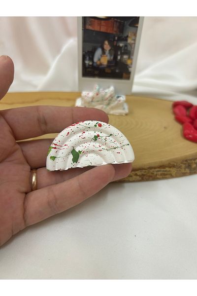 Melouro Colorful Splatter Rainbow and Daisy Set of 2 Photo and Card Holder, Note Holder, Note Name Holder Set