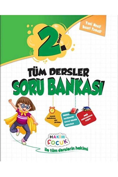 Hakim Yayınları HAKİM ÇOCUK 2.Sınıf Tüm Dersler Soru Bankası 2024 (degerkitap)