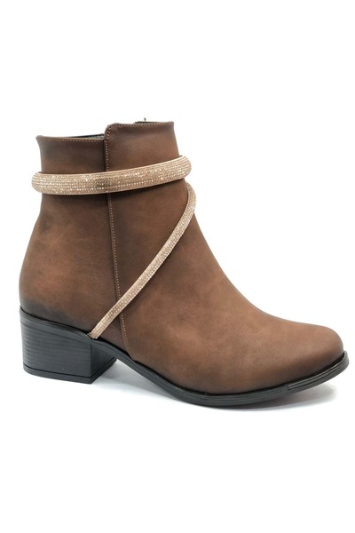 Kocamanlar Ayakkabı Жіночі боти з каменем на декольте - зап'ятка TABA