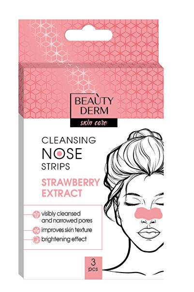 BEAUTY DERM Blackhead Remover and Pore Care Nose Patch - 3 Pieces