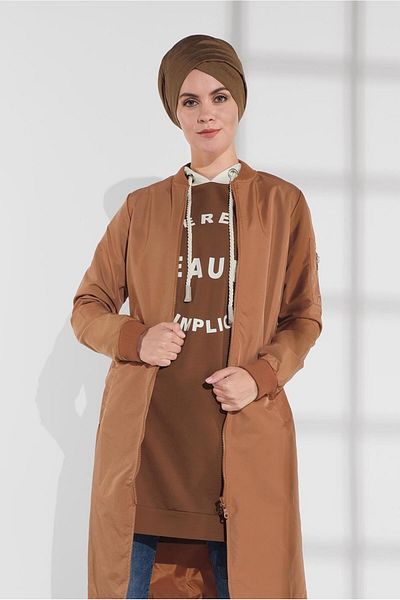 TRENDTESETTÜR Καμπαρντίνα με φερμουάρ με μανίκια T 043
