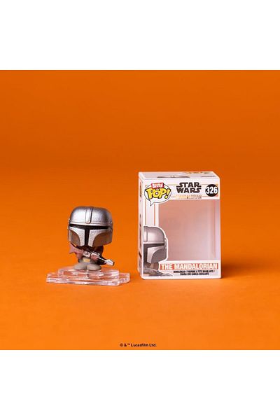 Funko بيتي بوب! مجموعة ألعاب ماندالوريان الصغيرة المكونة من 4 قطع - ماندالوريان، كويل، أوف وورلد