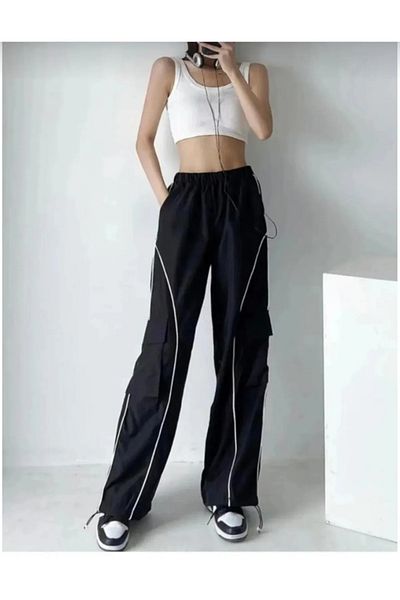 DENİKK Yudoowear, cargo παντελόνι με μαύρη ρίγα