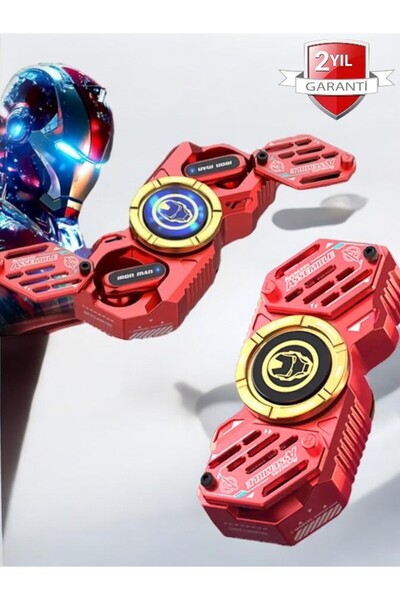 UCUZTEKNO Dönebilir Stres Çarklı ve Uzun Pil Ömürlü F6 Marvel Bluetooth Kulaklık