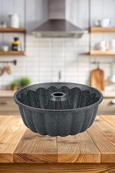 Ahinur Mutfak Siyah Döküm Sık Dilimli Kek Kalıbı