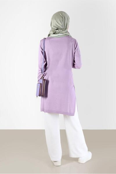 Alvina POLO NECK RIBBANED KNITWEAR TUNIC 42108