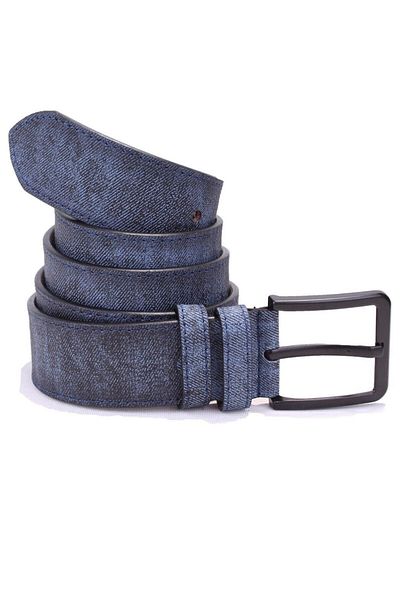 DAGOSTER DMK26-458 Navy Blue 4,5 cm Ανδρική Ζώνη από συνθετικό δέρμα