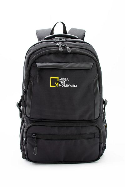 BENOX Black Functional Travel Camping and Daily Backpack