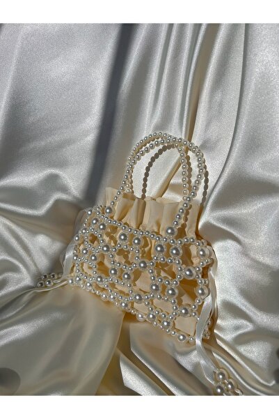 Serenora Özel Tasarım İnci El Çantası