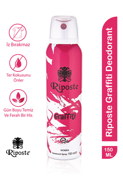 Riposte Graffiti Kadın Sprey Deodorant 150 ML