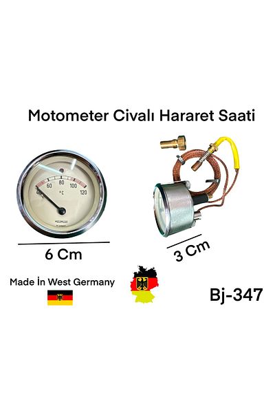 gcstore Civeli Hararet Clock - 2Mt 60mm, Original Made in Germany, Old Production (40 ° C-120 ° C Ikazl), Germany