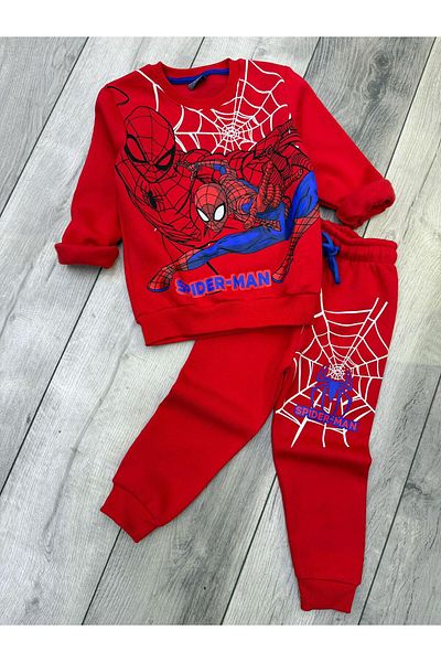 öykümgaleria Set de sus și de jos pentru băiat de iarnă Spiderman cu 3 fire