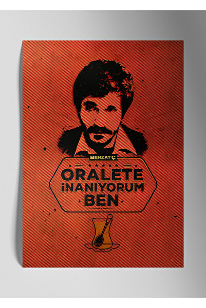 DekorHane Behzat Ç. Hayalet - Oralet - Metal Poster Tablo