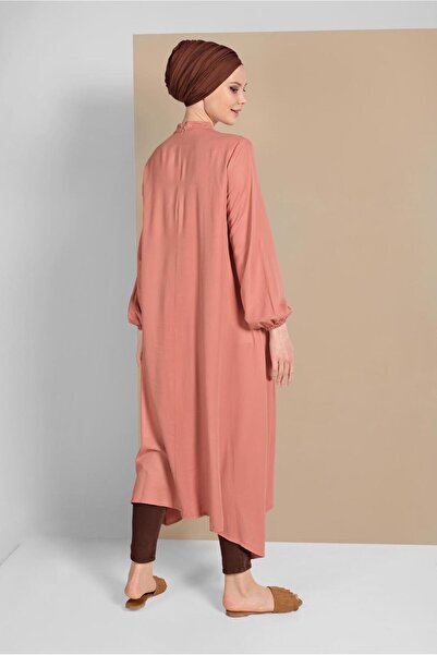 TRENDTESETTÜR Women's Powder (SOMON) Lace Detailed Tunic 76025