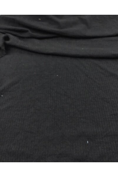 Kumaş Parça Чорна в'язана тканина - тонкий рапорт 130 см