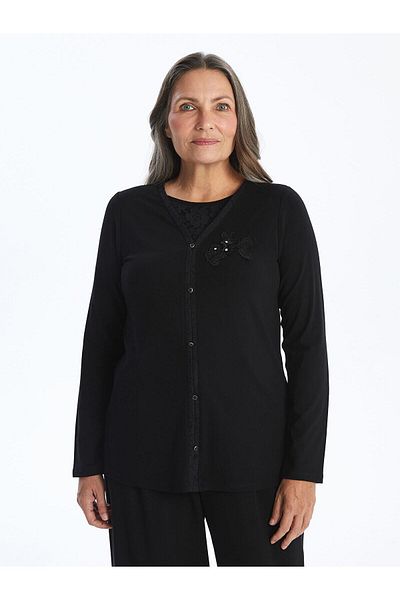LC Waikiki Bluză de damă LCW Grace cu decolteu cu broderie