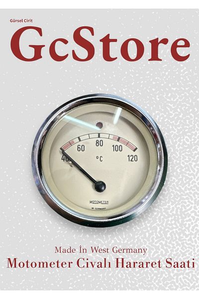 gcstore Civeli Hararet Clock - 2Mt 60mm, Original Made in Germany, Old Production (40 ° C-120 ° C Ikazl), Germany