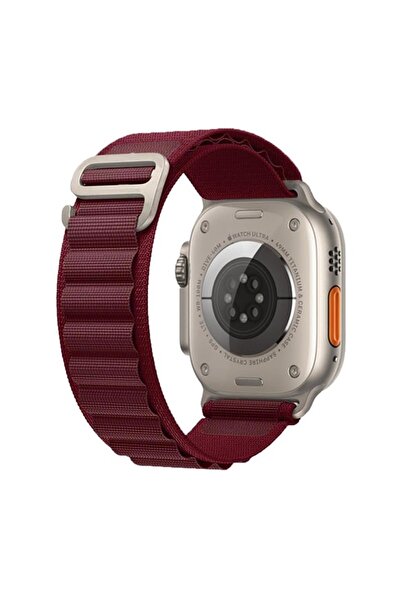 PSGT Apple Watch Uyumlu Seri 1/2/3/4/5/6/se/7/8/9 Ultra/ultra2 42-44-45-49mm - S10(46MM) Kordon Alpin