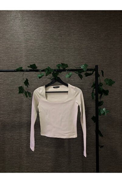 Esposa kadın kare yaka body