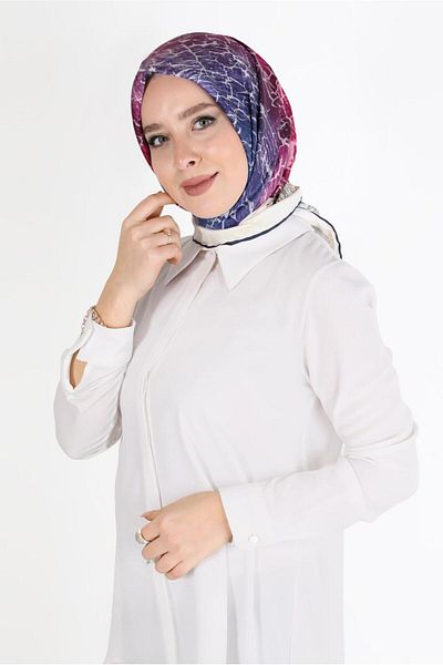 Alvina Φουλάρι ALVİNA DIGITAL TWILL 8105