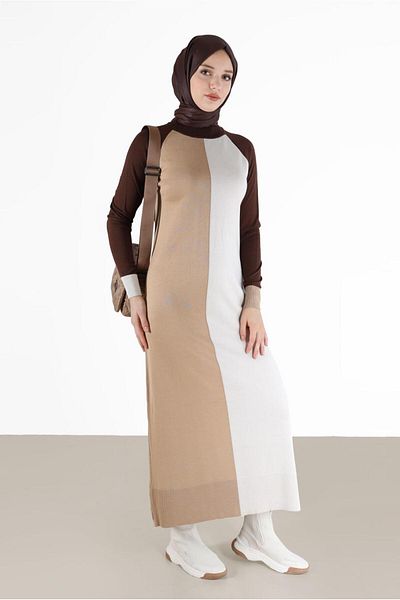 Alvina TRICOLOR TRICOT DRESS 42084