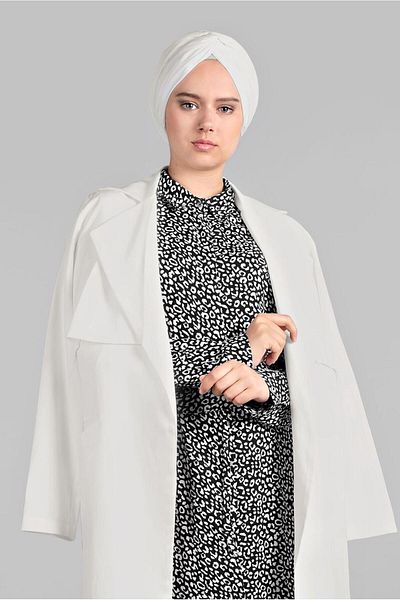 TRENDTESETTÜR Μπροστινή κορδέλα Trench Coat 0243