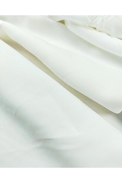 Kumaş Parça Віскозна тканина екрю кольору (ширина 140 см x довжина 140 см)