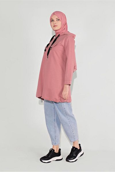 TRENDTESETTÜR Powder Hooded Women's Tunic 3001