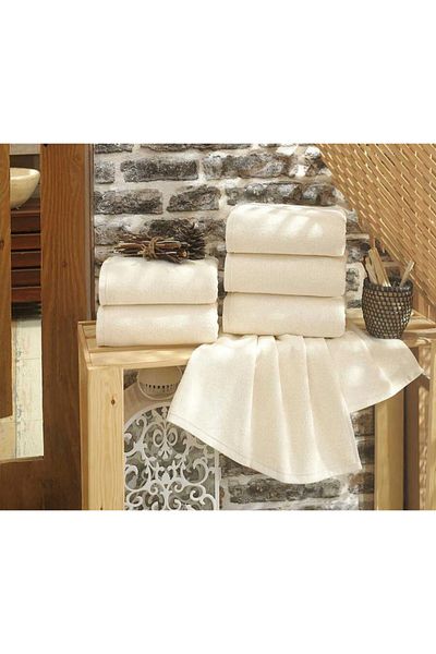 HMZ Velvet 30X50 6-Piece Kitchen Towels - Solid Color Çısem Textile