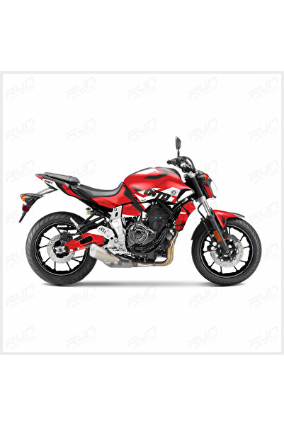 Run Grafik Shop YAMAHA MT 07 2014-2017 ZIGZAG FULL BODY KİT STİCKER SET- JANT...