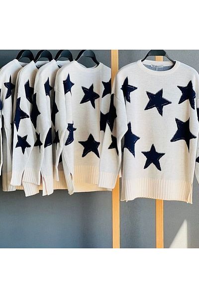 PATİSKHALİFE Star Pattern Knitwear