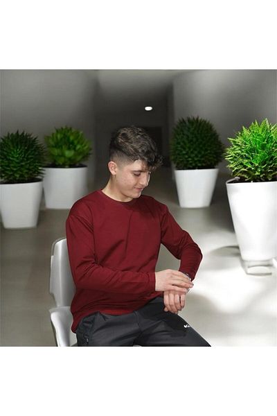 KILIÇ MODA Мъжки суитшърт с кръгло яке