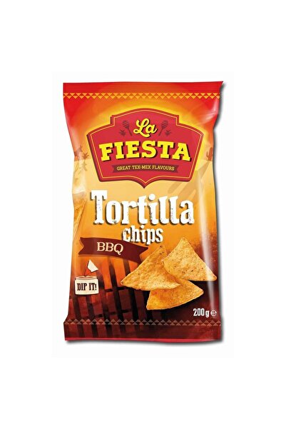 La Fiesta Üçgen Barbekü Tortilla Cips Lf 200 Gr X 16 Ad - La Fiesta