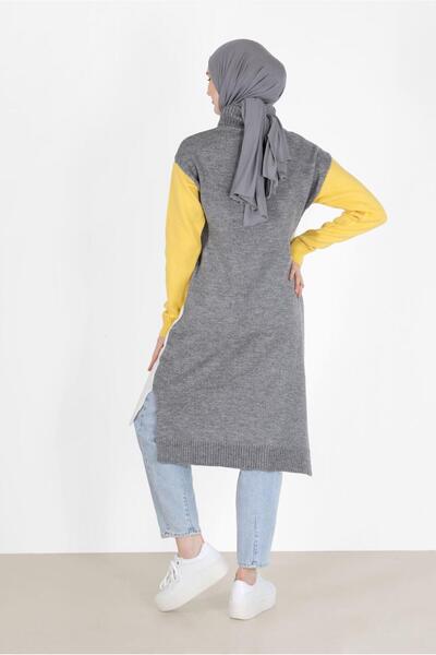 Alvina 3 COLOR FISHER COLLAR KNITWEAR TUNIC 42054