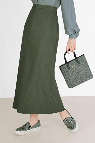 Alvina SLIP DETAIL ZIPPERED SKIRT 60215