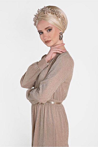 TRENDTESETTÜR Γυναικεία Πούδρα (ΣΟΜΟΝ) Gradient Gradient Glitter Βραδινό Φόρεμα 5622