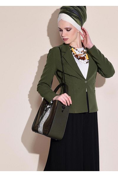 TRENDTESETTÜR Jachetă blazer cu mărgele 4978