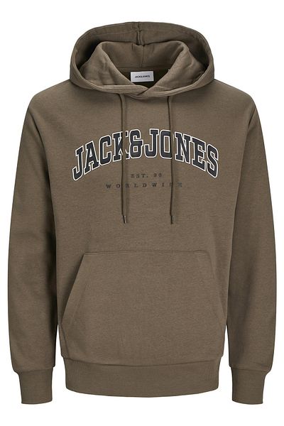 Jack & Jones 12256521   Ανδρικό φούτερ με κουκούλα Jjecaleb Varsıty Sweat Hood Noos