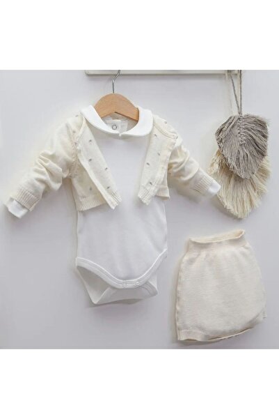 Nipperland %100 Pamuk Kız Bebek 3'lü Kombin