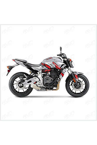 Run Grafik Shop YAMAHA MT 07 2014-2017 ZIGZAG FULL BODY KİT STİCKER SET- JANT...