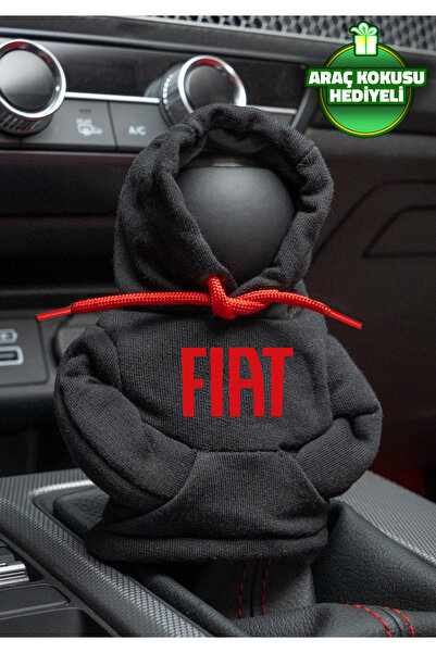 Freeyez Fiat Logo Siyah Kırmızı Vites Hoodie Araç Vites Kıyafeti Vites Poları Oto Aksesuarı Vites Topuzu