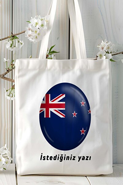 ART HEDİYE model de geantă de umăr imprimată cu steagul Noua Zeelandă
