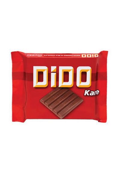 Ülker Milk Chocolate Coated Wafer Dido Square 55.5 Grams X (12 Pieces)