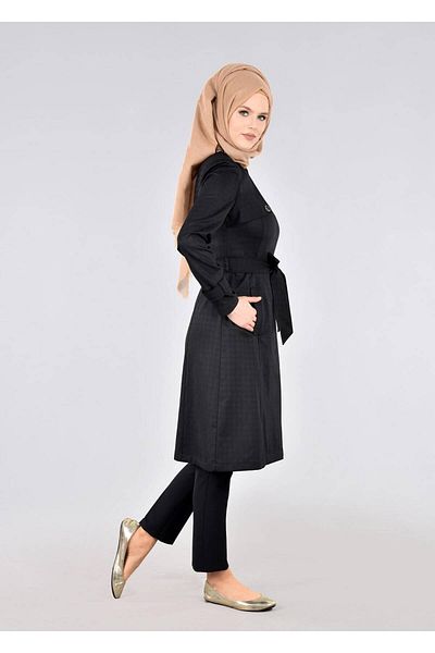 TRENDTESETTÜR T 1771 Μοντέλο Beril Hijab Trench