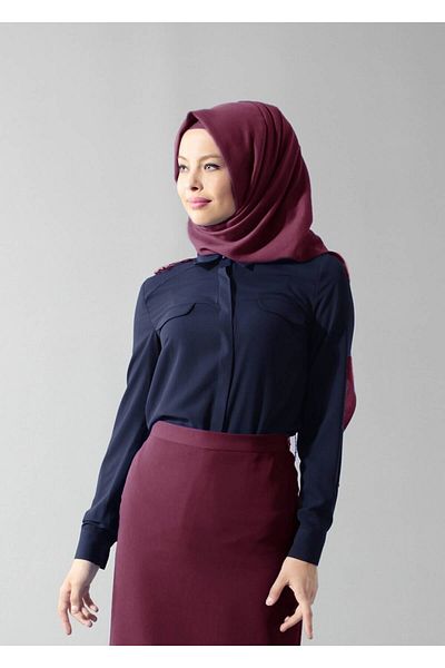 TRENDTESETTÜR Γυναικεία Μπλούζα Navy Blue 4121