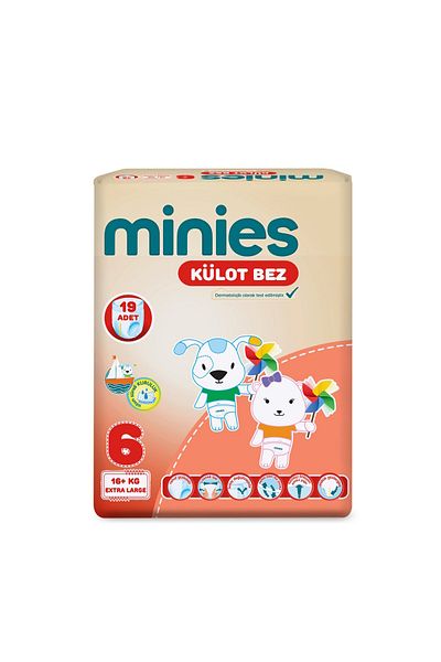 MATMEL Extra XL 16kg 19's Minies Panty Diaper Size 6